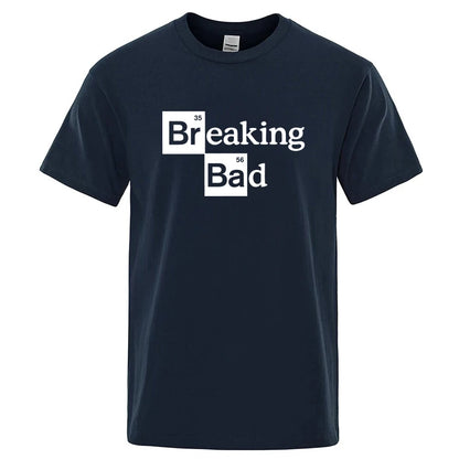 Heisenberg Graphic T Shirt Cotton Blend Casual Short Sleeve Tee