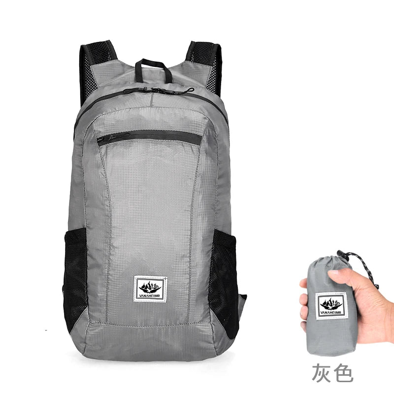 Foldable Lightweight Waterproof Backpack – Packable Daypack for Hiking & Travel