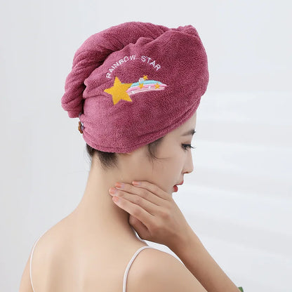 Microfiber Hair Towel Wrap – Quick Dry Turban for Women