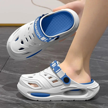 Men's Platform Clog Sandals Arch Support Non-Slip Thick Sole