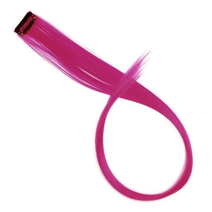 Clip-In Hair Extensions 22 Inch Straight Synthetic – Rainbow Colors