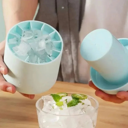 Round Ice Bucket Cube Mold Summer Homemade Diy Refrigerator Freeze Maker Creative Barware Tools