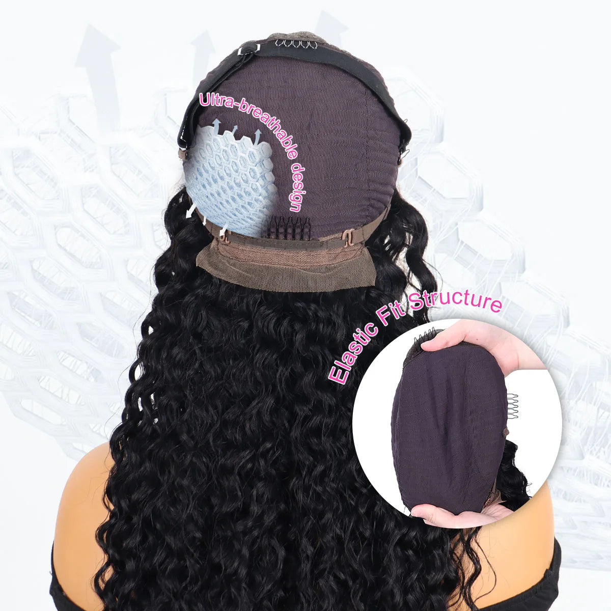 220 Raw Deep Water Wave Human Hair 13x6 Hd Curly Lace Frontal Wigs 30 40 Inch Pre Plucked Natural