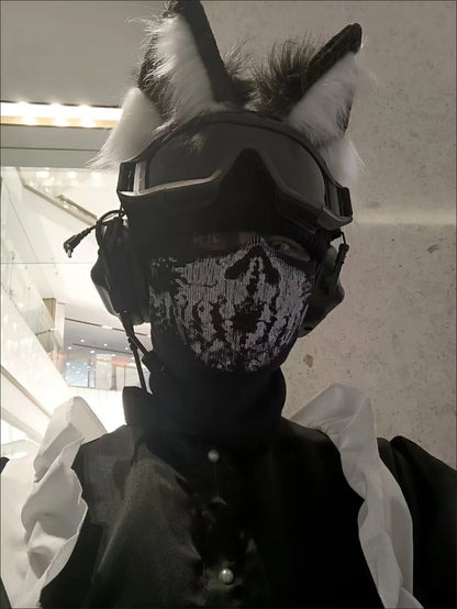 Skull Ghost Balaclava Mask – Motorcycle & Cosplay Headwear