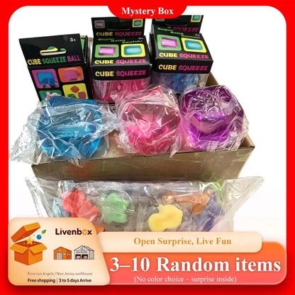 Squishy Fidget Stress Relief Blind Box Set – Slow Rising Squeeze Toys