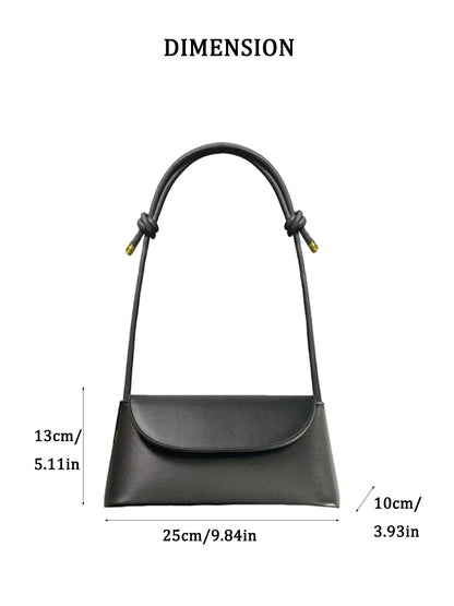 PU Leather Crossbody Bag – French Style Underarm Shoulder Bag