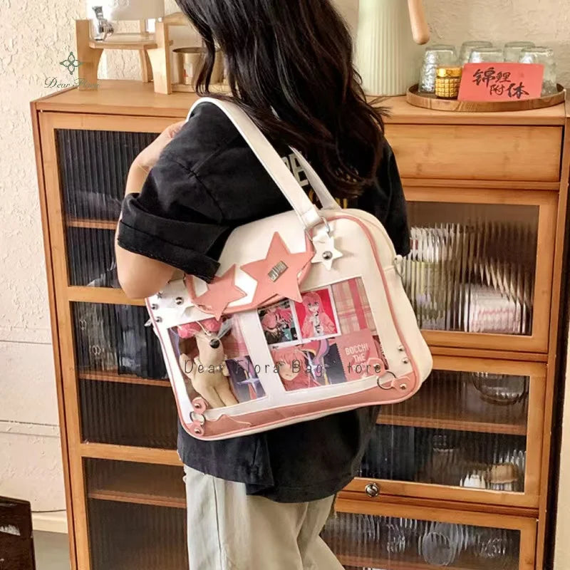 Ita Bag Y2K Star Crossbody – Transparent DIY Display Shoulder Bag