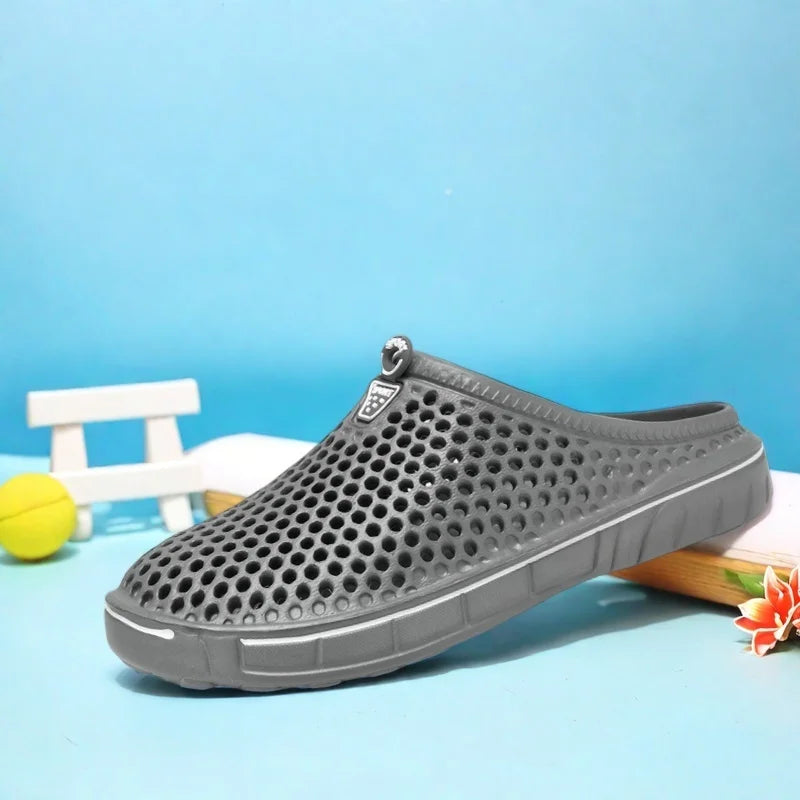 Women S Garden Shoes Lightweight Breathable Slip-Resistant Indoor Outdoor Casual Slippers Half