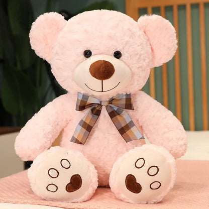 60cm Cute Classic Teddy Bear Plush Toys Kawaii Bow Tie Plushie Pillow Stuffed Soft Dolls Kids Girls