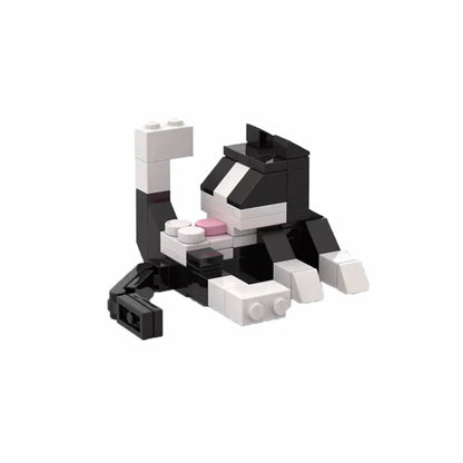 MOC City Cat Animal Series Building Blocks – Kids Educational Toy Set