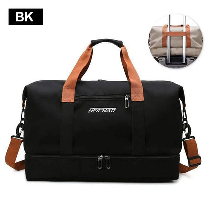 Gym Duffle Bag – Travel & Fitness Weekender with Shoe Compartment