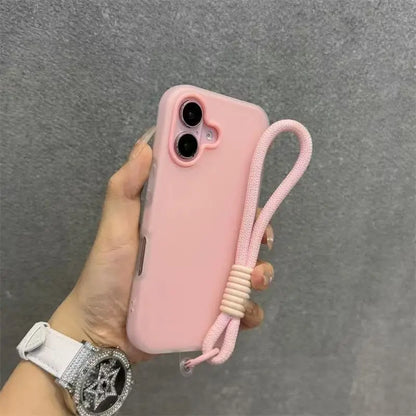 Soft Matte Candy Transparent Phone Case Iphone 17 16 Pro Max 15 14 13 12 11 Xs X 7 8 Plus 16e Hand