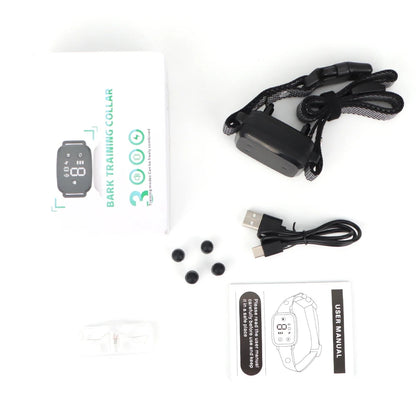 Anti-Bark Dog Collar – Smart Automatic Bark Stopper with HD Display