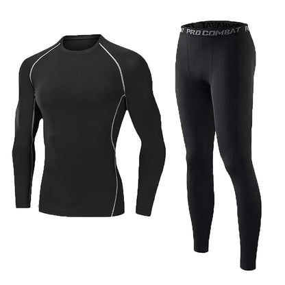 Men's Thermal Compression Set – Long Sleeve Top & Leggings