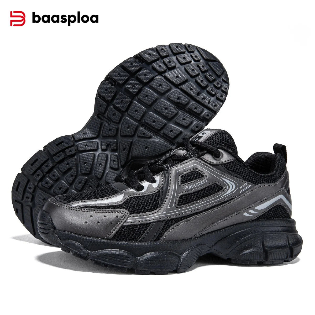 Baasploa Women's Mesh Sneakers – Lightweight Breathable Running Shoes
