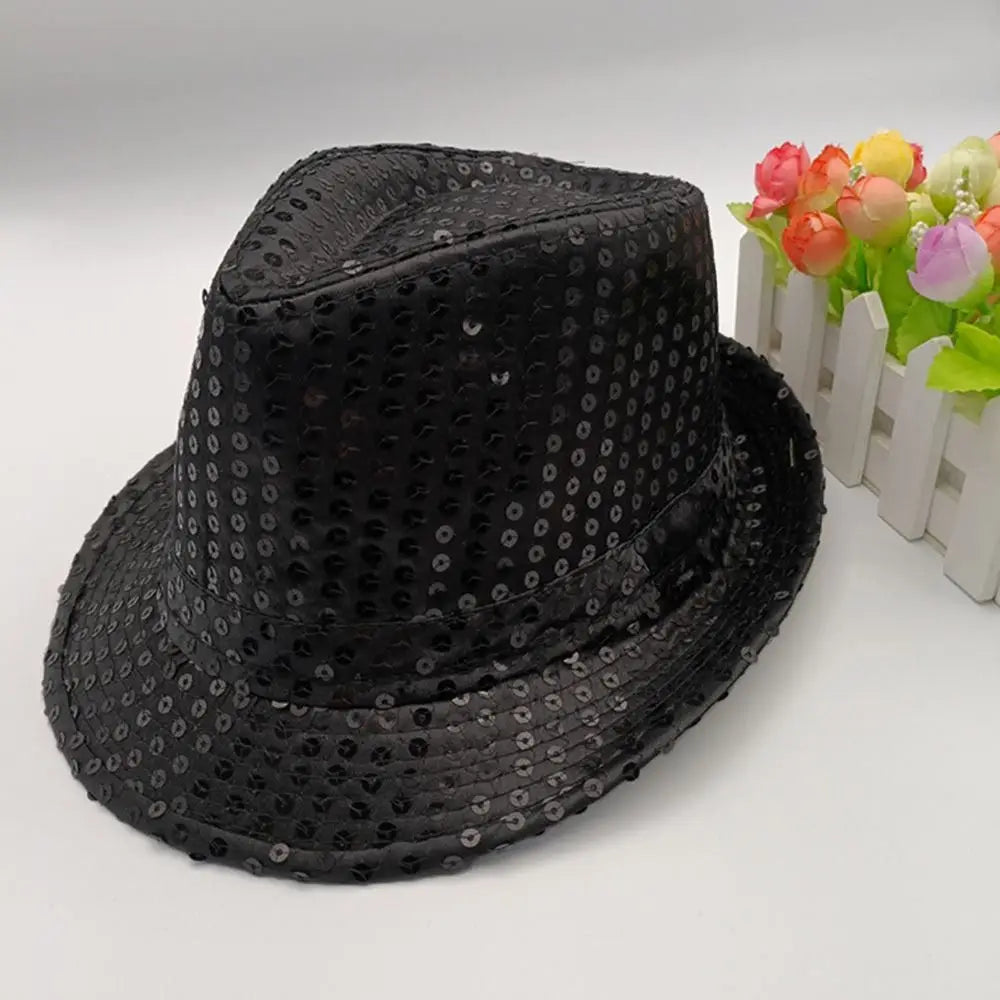 Sequin Jazz Fedora Hat – Party, Dance & Cosplay