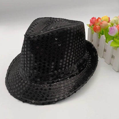 Sequin Jazz Fedora Hat – Party, Dance & Cosplay