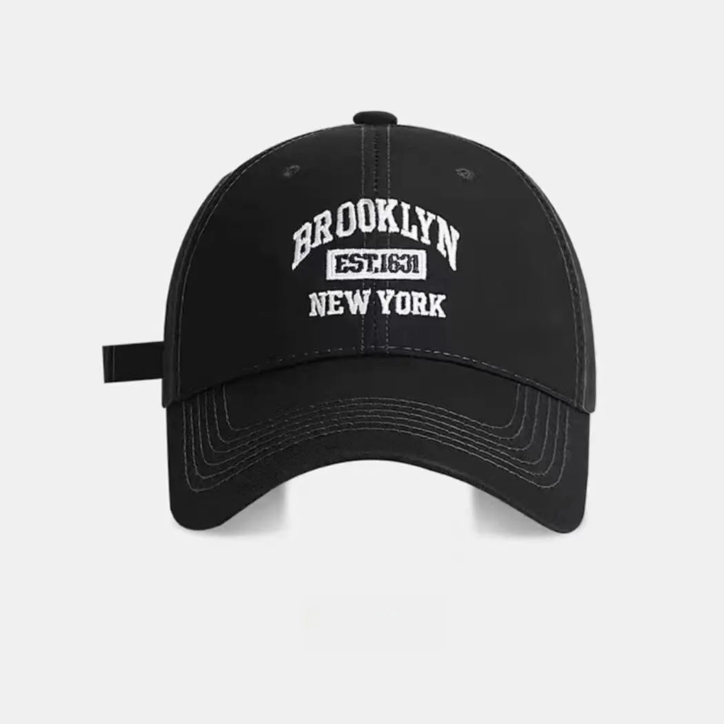 Brooklyn Snapback Baseball Cap – Embroidered Cotton Adjustable Hat