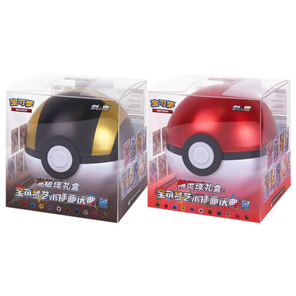 100 Original P0ke Ball Master Balls Premium Gift Box Pok M0n Cards Ptcg Simplified Chinese Pack