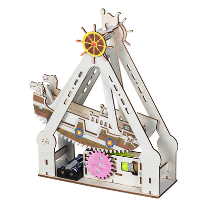 DIY STEM Science Kit for Kids – Build & Learn Wooden Models (33 Styles)