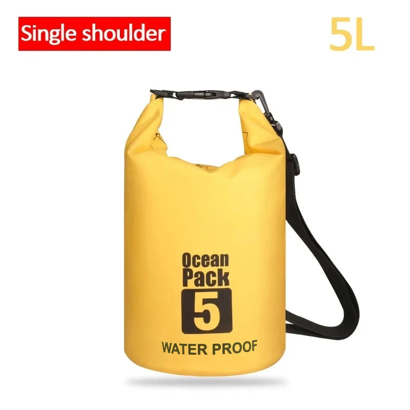 Waterproof Dry Bag 2L–30L – PVC Ocean Pack for Outdoor Sports