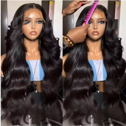 Body Wave Lace Front Wig – Human Hair, HD Transparent, Glueless