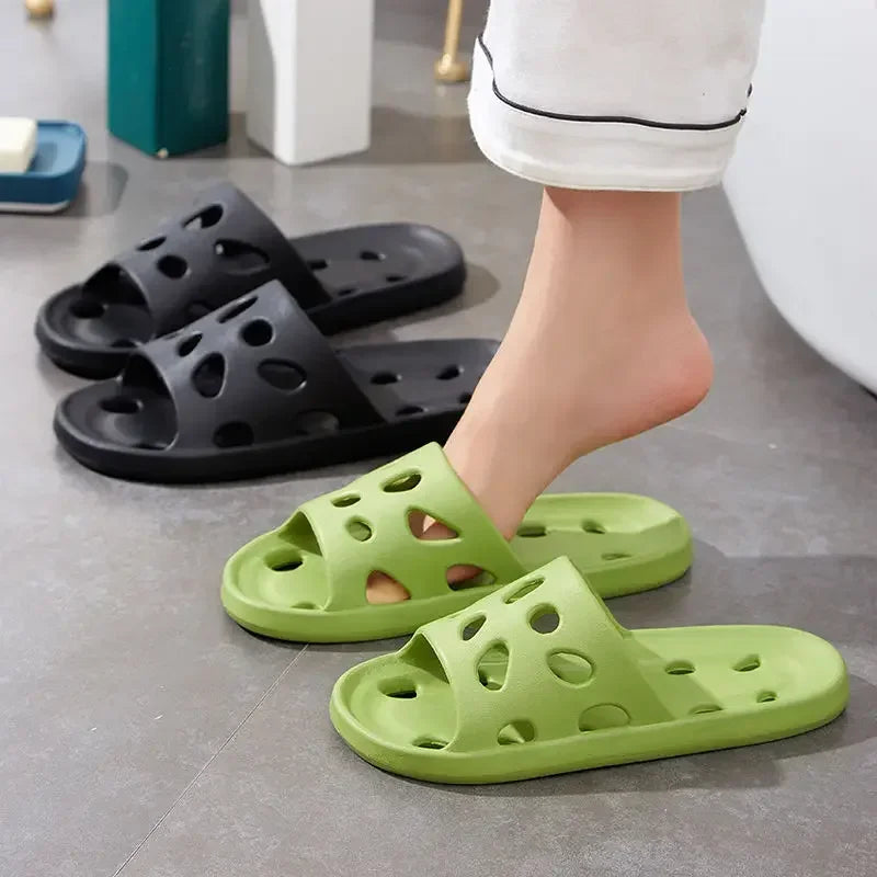 EVA Hole Slides – Unisex Anti-Slip Bathroom Slippers