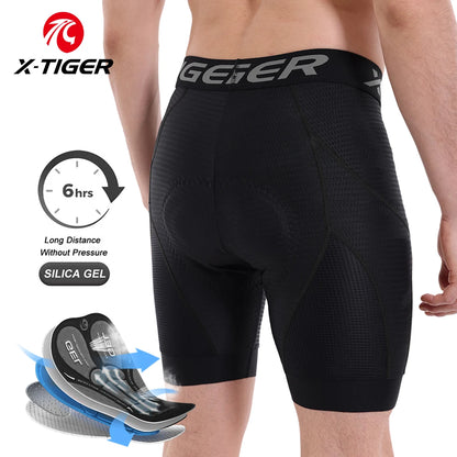 X-Tiger Cycling Underwear Shorts – Gel Pad Breathable MTB Bike
