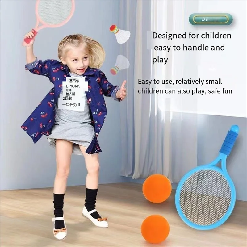Kids Badminton Tennis Racket Set – Outdoor Sports Toy for Beginners