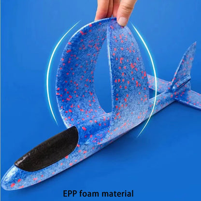 Large Foam Glider Plane Toy for Kids – 48cm Hand Throw Aircraft