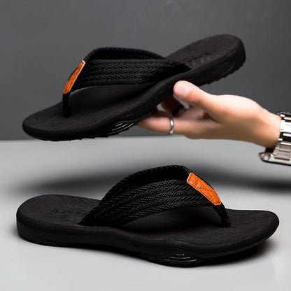 Men Flip Flop Comfortable Breathable Slip-On Sandals Casual Summer Footwear