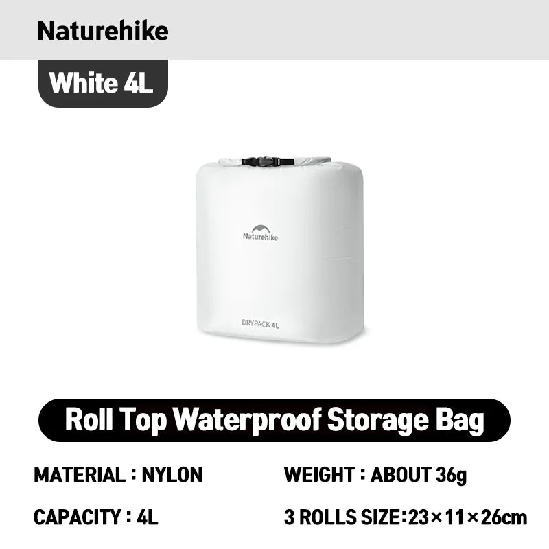 Naturehike Waterproof Dry Bag – Lightweight Roll Top Storage Sack