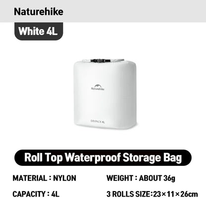 Naturehike Waterproof Dry Bag – Lightweight Roll Top Storage Sack