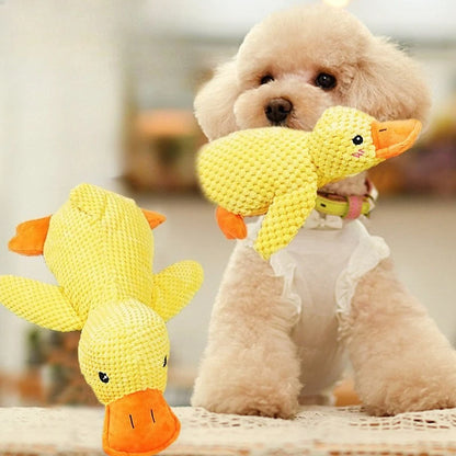 Plush Squeaky Dog Toy – Bite-Resistant Animal Chew Toy for Dogs