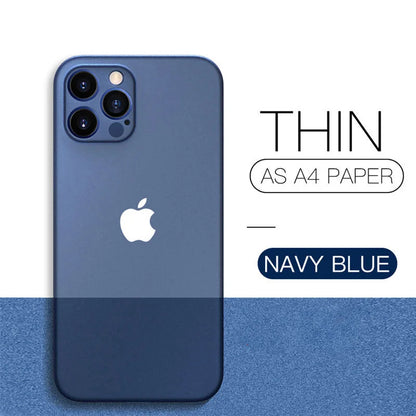 0 2mm Thickness Slim Cover Cases Ultra Thin Matte Phone Pp Case Iphone 11 12 13 14 15 16 17 Air Plus