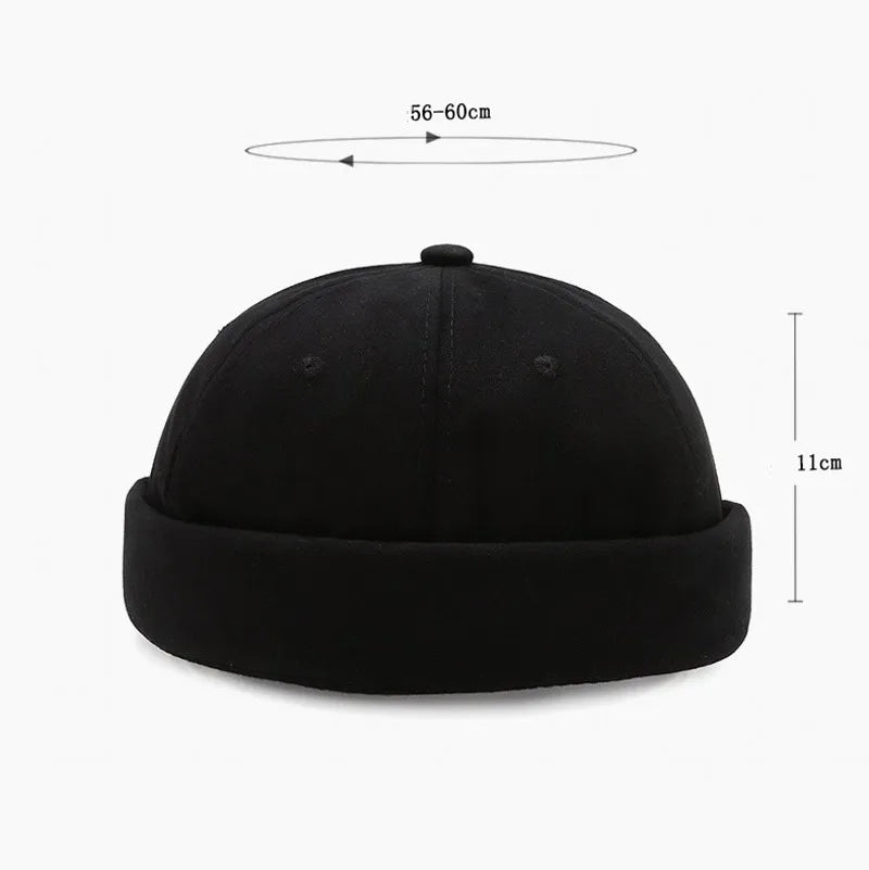 Brimless Docker Beanie Skullcap – Unisex Knit Cap