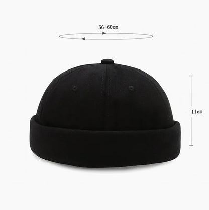Brimless Docker Beanie Skullcap – Unisex Knit Cap