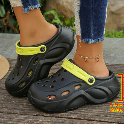 Chunky Platform Clogs for Women – Thick Sole Garden Beach Sandals