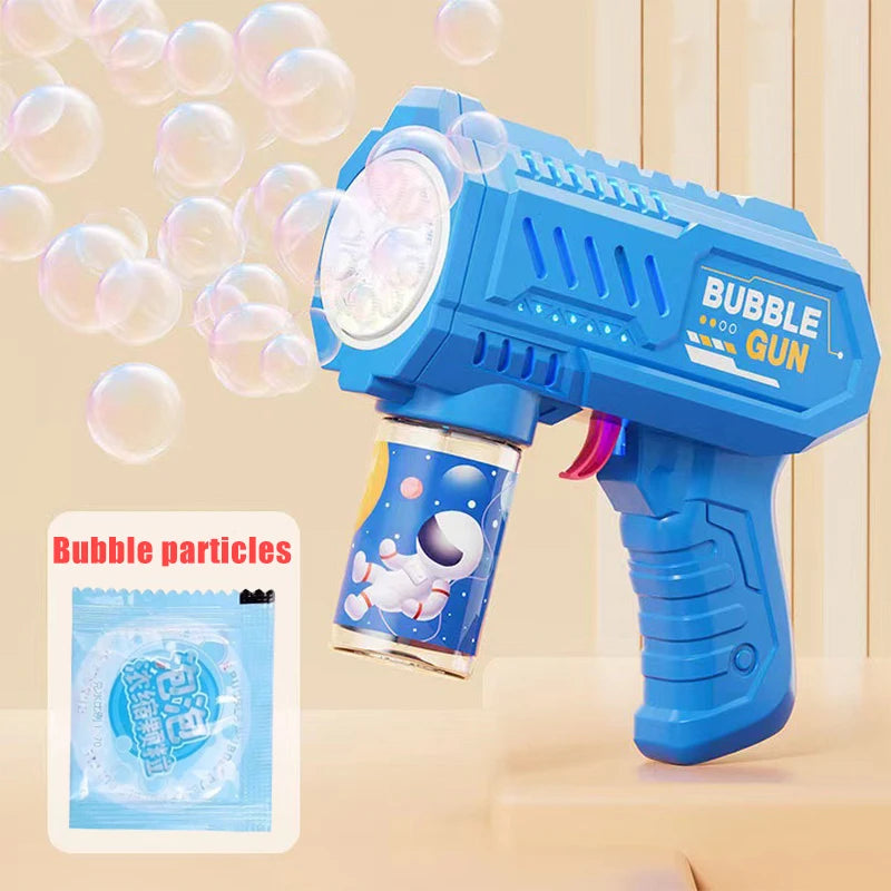 Automatic Bubble Gun Toy – Kids Outdoor Bubble Blower Machine