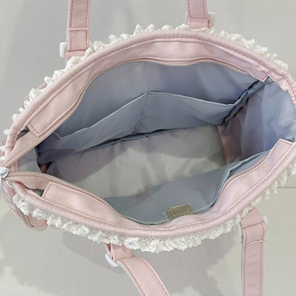 Kawaii JK Messenger Bag – Anime Bow Crossbody Shoulder Bag for Girls