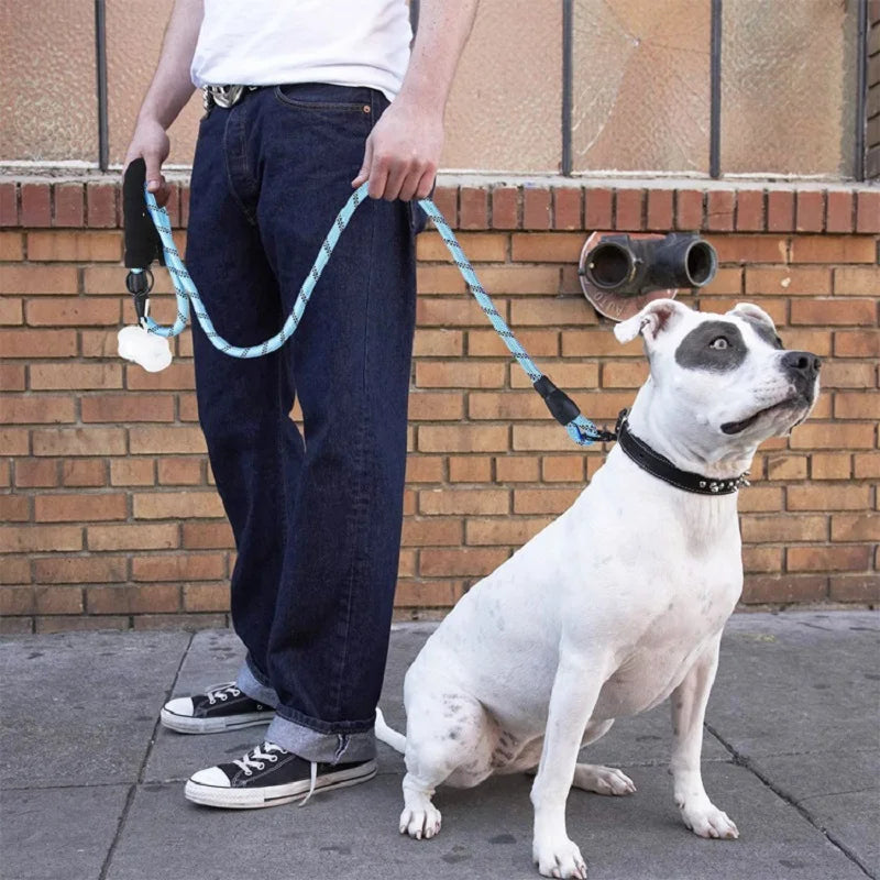 Strong Dog Leash with Soft Handle – Multiple Sizes & Colors