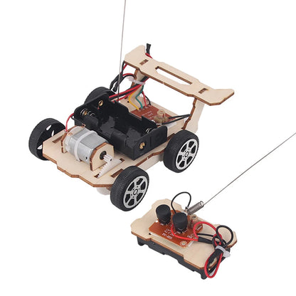 DIY STEM Wood Model Kit for Kids – 3D Assembly Science Toy (Car, Boat, Plane & More)