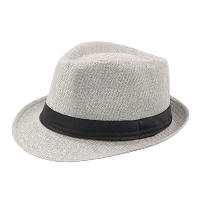 Fedora Sun Hat – Wide Brim Panama Jazz Cap for Men & Women
