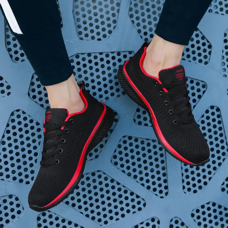 Men's Lightweight Mesh Sneakers – Breathable Running & Walking Shoes