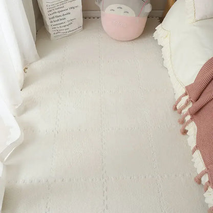 Interlocking Foam Floor Tiles Plush Puzzle Play Mat 10pcs 11.8x11.8in
