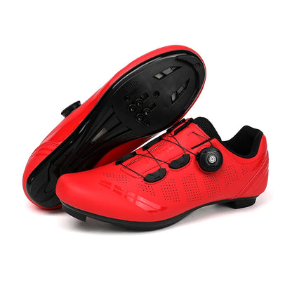Cycling Shoes Unisex MTB Road Bike Lock Shoes Breathable Non-Slip