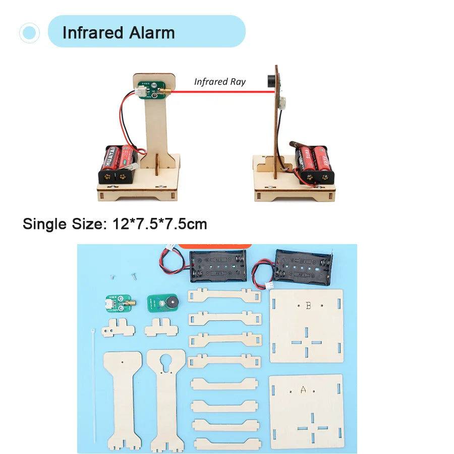 DIY STEM Science Experiment Kit for Kids – Handmade Assembly Model Toy (32 Designs)