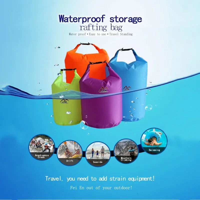 Waterproof Dry Bag – 5L 10L 20L 40L 70L for Kayaking, Camping & Hiking
