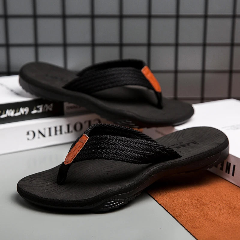 Men Flip Flop Comfortable Breathable Slip-On Sandals Casual Summer Footwear