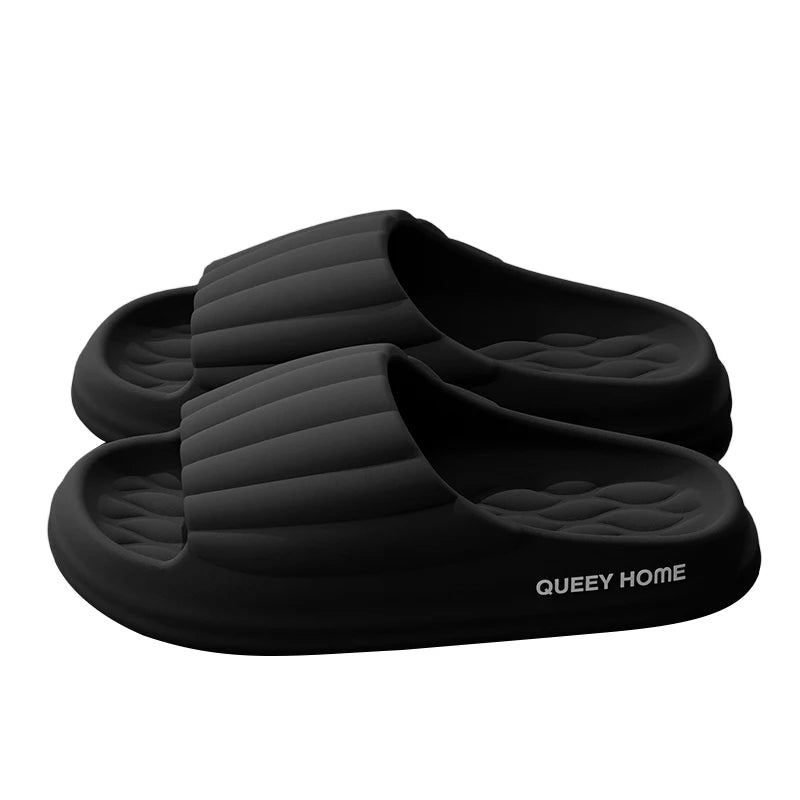 Stylish Men S Slippers Thick Sole Pressure Distribution Soft Bouncy Comfort Beach Sandals Anti Slip